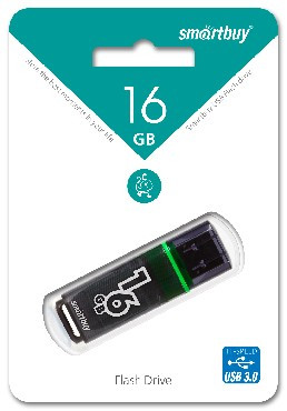 USB флеш SMARTBUY (SB16GBGS-DG) 16GB GLOSSY SERIES DARK GREY USB 3.0