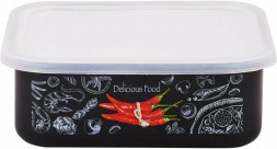 Контейнер APPETITE 10-2507п/6 Chilli эмал квадр пласт/кр 1,0л