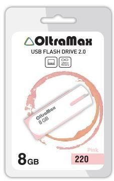 USB флэш-накопитель OLTRAMAX OM-8GB-220-розовый