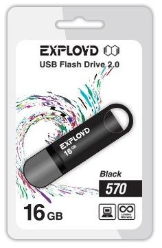 USB флэш-накопитель EXPLOYD 16GB-570-черный