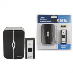 Дверной звонок UNIEL (UL-00006434) UDB-015W-R1T1-36S-100M-WH/BL