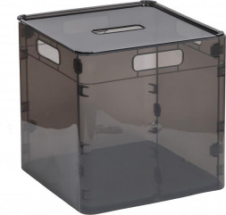 Ящик сборный VIOLET Ящик сборный с крышкой 35л (графит) 923504