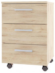 Тумба АНРЭКС OSKAR Тумба 3S, цвет дуб Санремо