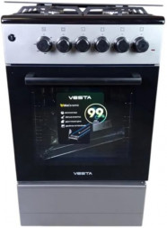 Комбинированная плита VESTA Valencia VGE 50 10-E Серый CHU с VD VESTA Valencia VGE 50 10-E Серый CHU с VD