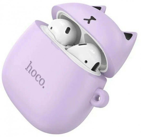 наушники HOCO (6931474789228) EW45 Lilac Cat