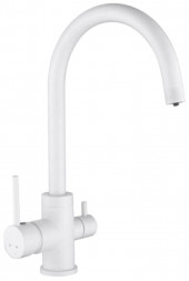 Смеситель GOTA ROCIO G351-212-GOTA Special Cмеситель д/кухни шар. с доп.выходом д/питьев. воды цвет белый d35
