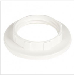 патроны и переходники ECOLA RB4SPWEAY BASE Кольцо дополнительное к патрону E14 Белый (1 из уп. по 100)