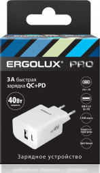 СЗУ ERGOLUX (15294) ELX-РA04QC-C01 , белый