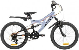 Велосипед NOVATRACK 20SS6V.SHARK.GRB6 серо-голубой 178713 NOVATRACK 20SS6V.SHARK.GRB6 серо-голубой 178713