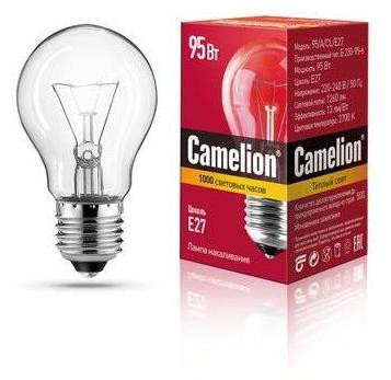 Лампа CAMELION (10279) 95/A/CL/E27