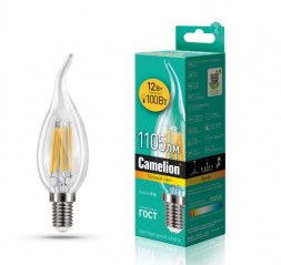 Лампа CAMELION (13710) LED12-CW35-FL/830/E14