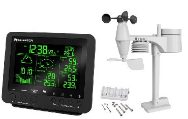 МЕТЕОСТАНЦИЯ BRESSER 5-в-1 с цветным дисплеем, черная