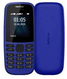 Телефон мобильный NOKIA 105 SS (ТА-1203) BLUE