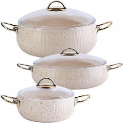 Набор посуды 3пр MAYER&amp;BOCH 40436-1 3пр 3+4,5+7 л