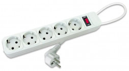 Сетевые фильтры СПУТНИК SP-518 1,8м-P White Белый