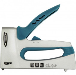 Степлер GROSS Степлер мебельный, алюминиевый корпус,регулировка удара, тип скобы 13, 53, 300, 6-16мм 41002