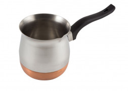 Кофеварка стальная MALLONY Кофеварка стальная с медным дном 1000 мл, модель CW-1000C (турка/молочник) (985215)