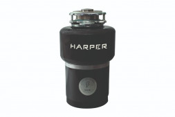 Измельчитель пищевых отходов HARPER HWD-600D02 черный