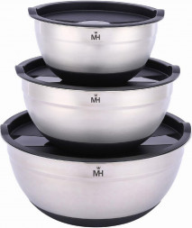Набор салатников с крышками MERCURYHAUS MC-6476