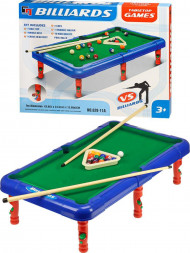 Настольные игры NO NAME Настольная игра Бильярд (43 24,5 12см), текстильное покрытие, в коробке ( Арт. Y13996039)