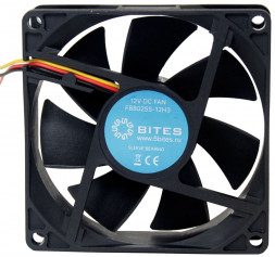 вентилятор 5BITES FB8025S-12H3 80X25 / SLEEVE / 3000RPM / 3P