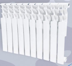 Радиатор биметаллический PROFI BI 500/80 B20 биметаллический 10 секций 00-00025021