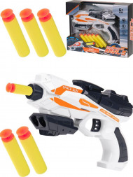 Игрушка NO NAME Пистолет Стрелок (пули мягкие,в кор.) (26x6x20cм) ( Арт. 2206054)