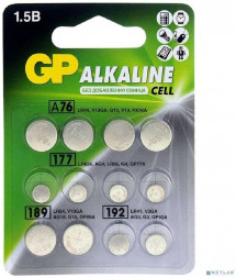 GP ACM02F-2CR12 (LR44 4 шт, LR626 4 шт, LR54 2 шт, LR41 2 шт) 4891199186066