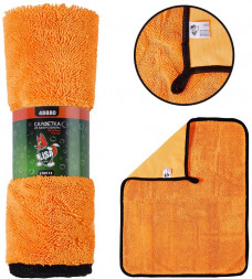 Салфетка для автомобиля LI-SA LS0114 из суперплотной микрофибры для чистки, сушки и полировки кузова 32х43см, высокий ворс, плотность 750г/м2 48880