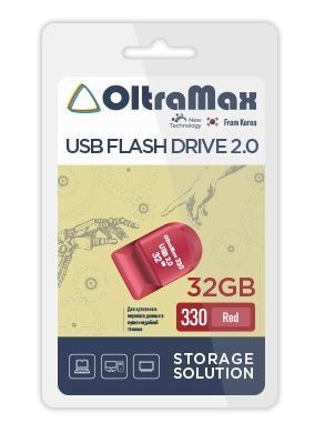 USB флэш-накопитель OLTRAMAX OM-32GB-330-Red