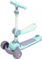 Самокат детский разборный SILAPRO Самокат детский разборный/складной, 86х60х30см, мерц. нейлон+алюминиевый сплав+TEP, колесаPU (131-094)