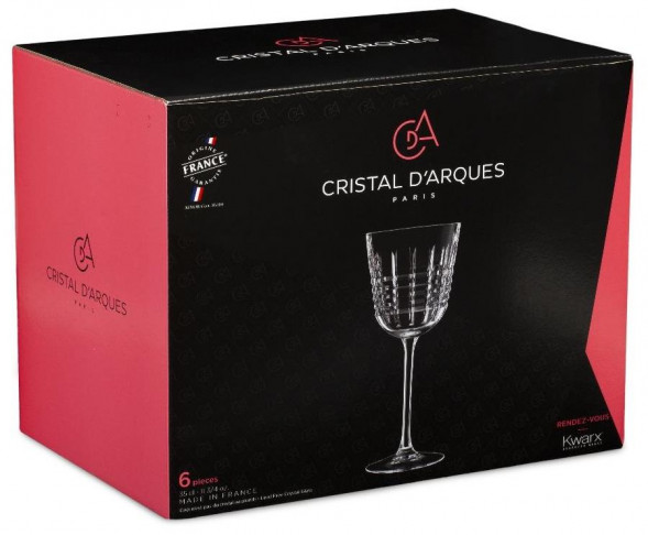 Набор бокалов для вина CRISTAL DARQUES Q4347 Набор бокалов для вина RENDEZ-VOUS 6шт 350мл