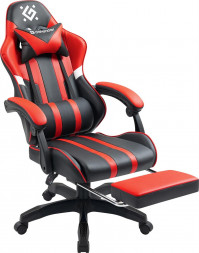 Кресло DEFENDER (64025) Colran , черный/красный