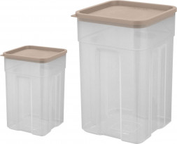 SUGAR&amp;SPICE SE225610005 Honey 0,75л + 0,2л квадратных латте для сыпучих продуктов