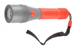 Фонарь ЗУБР Фонарь Мастер ручной, пластмассовый, двукомпонентная ручка, 1 светодиод, 2АА 56230