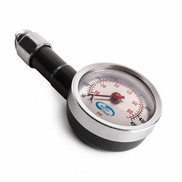 Манометр AUTOVIRAZH AV-011506 Манометр шинный металл. в пластик.футляре