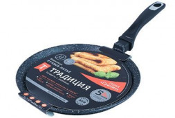 Сковорода ТРАДИЦИЯ ТГ6221 Гранит 22 см. литой алюм.