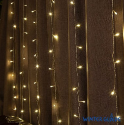 Электрическая гирлянда WINTER GLADE Электрическая гирлянда-занавес Winter Glade 192 лампы Тёплый белый CB192