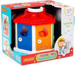 Игрушка ПОЛЕСЬЕ Логический домик (в коробке) 6011