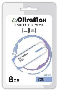 USB флэш-накопитель OLTRAMAX OM-8GB-220-фиолетовый