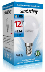 Лампа SMARTBUY (SBL-P45-12-60K-E14) 12W/6000/E14