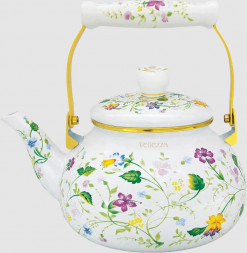 Чайник эмалированный VELLEZZA VZ-8008WT