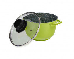 Кастрюля CASTA KP-5Л-GR 5 л с крышкой
