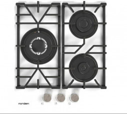 Нез.вар.панель газовая NORDEN AZTECH 42GT WHG FFD белый