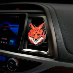 Ароматизатор AROMA BAR дефлектор на магните &quot;Лисица&quot; цветной 49333