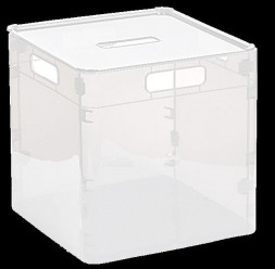 Ящик сборный VIOLET Ящик сборный с крышкой 35л (прозрачный) 923500