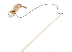 Игрушка-дразнилка с мышкой РЫЖИЙ КОТ Игрушка-дразнилка с мышкой (104146)