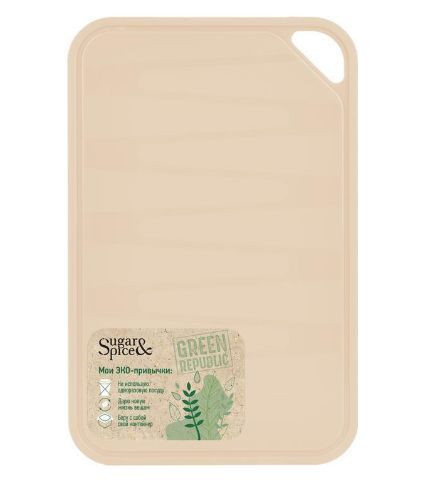 Доска разделочная SUGAR&amp;SPICE SE1499GR GREEN REPUBLIC лён