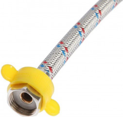 Подводка гибкая д/воды GOTA ROCIO 111886 Подводка гибкая д/воды 0,6 г/г /стальная гайка/пластик. ключ для установки 111886 1/100