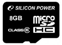 Карта памяти SILICON POWER MicroSDHC 8GB Class6(5)
